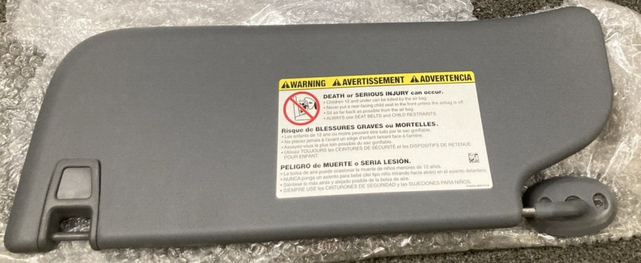 NEW FORD BC3Z-2504104-DB SUN VISOR ASSEMBLY STEEL GRAY RIGHT WITH MIRROR