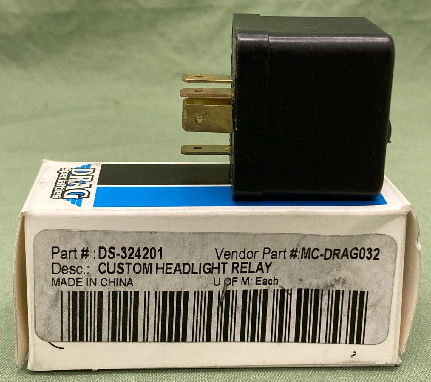 NEW DRAG SPECIALTIES DS-324201 CUSTOM HEADLIGHT RELAY