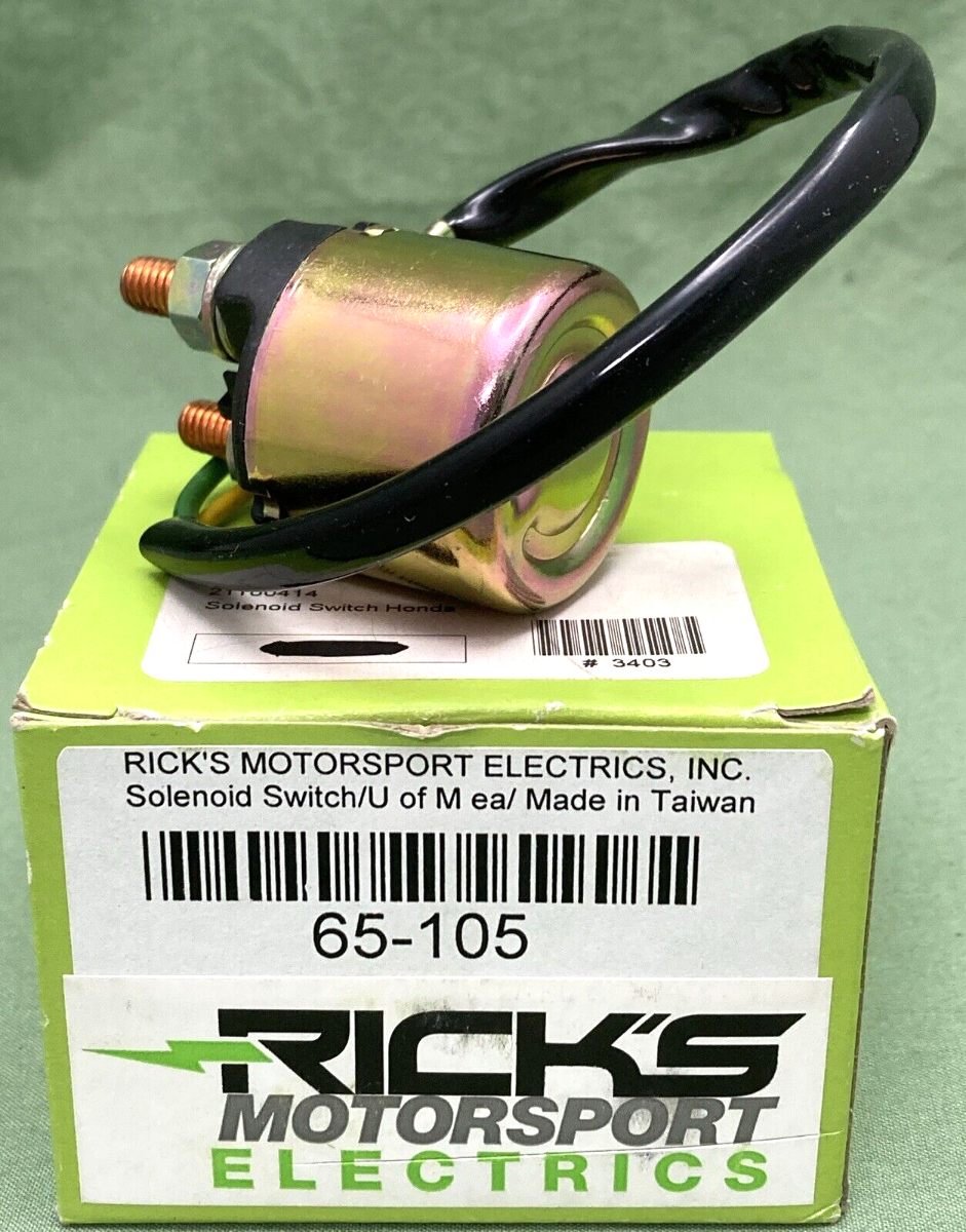 NEW RICK'S MOTORSPORT ELECTRICS 65-105 SOLENOID SWITCH