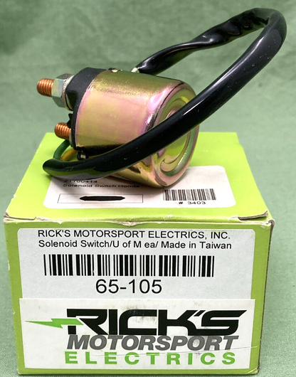 NEW RICK'S MOTORSPORT ELECTRICS 65-105 SOLENOID SWITCH