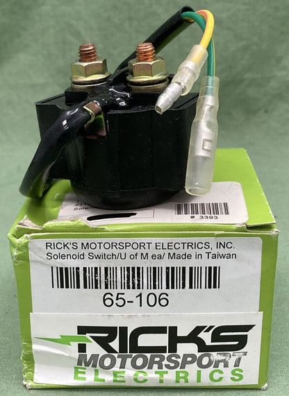 NEW RICK'S MOTORSPORT ELECTRICS 65-106 SOLENOID SWITCH