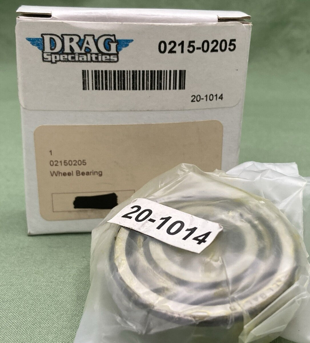 NEW DRAG SPECIALTIES 0215-0205 WHEEL AND SWINGARM BEARING W/RACE