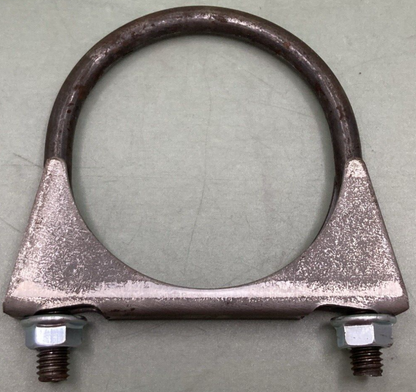 QTY 2 NEW AIR TEK 3 SADDLE CLAMP HEAVY DUTY  3"ID U-BOLT 1/2"