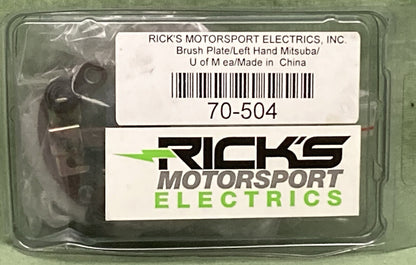 NEW GENUINE RICK'S MOTORSPORT ELECTRICS 70-504 STARTER BRUSH PLATE LEFT MITSUBA