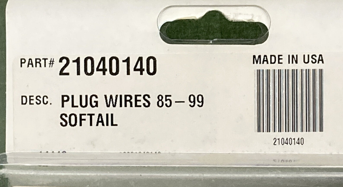 NEW GENUINE DRAG SPECIALTIES 21040140 8.8MM SPARK PLUG WIRE KIT 85-99 SOFTAIL