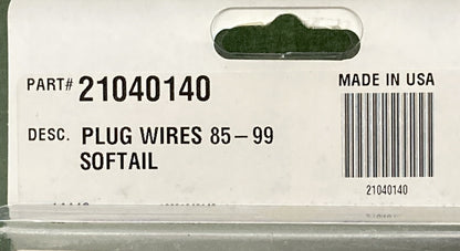 NEW GENUINE DRAG SPECIALTIES 21040140 8.8MM SPARK PLUG WIRE KIT 85-99 SOFTAIL