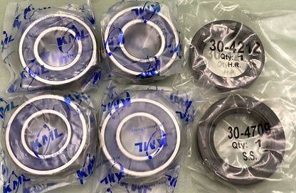 NEW GENUINE ALL BALLS RACING 0215-0058 REAR WHEEL BEARING SEAL KIT