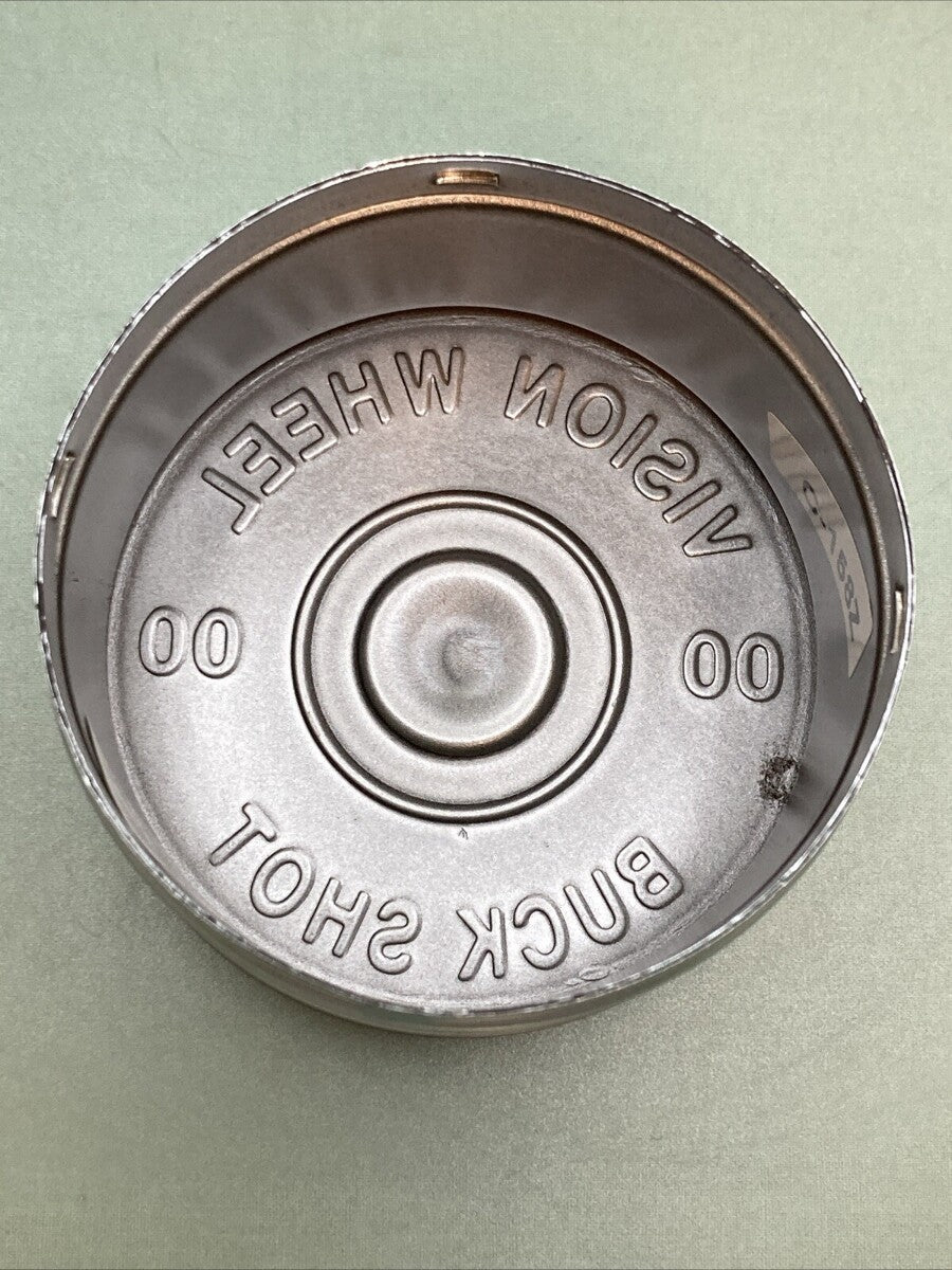 NEW GENUINE VISION WHEEL C-158Z BUCK SHOT CHROME WHEEL CENTER CAP Dia. 2-3/4"