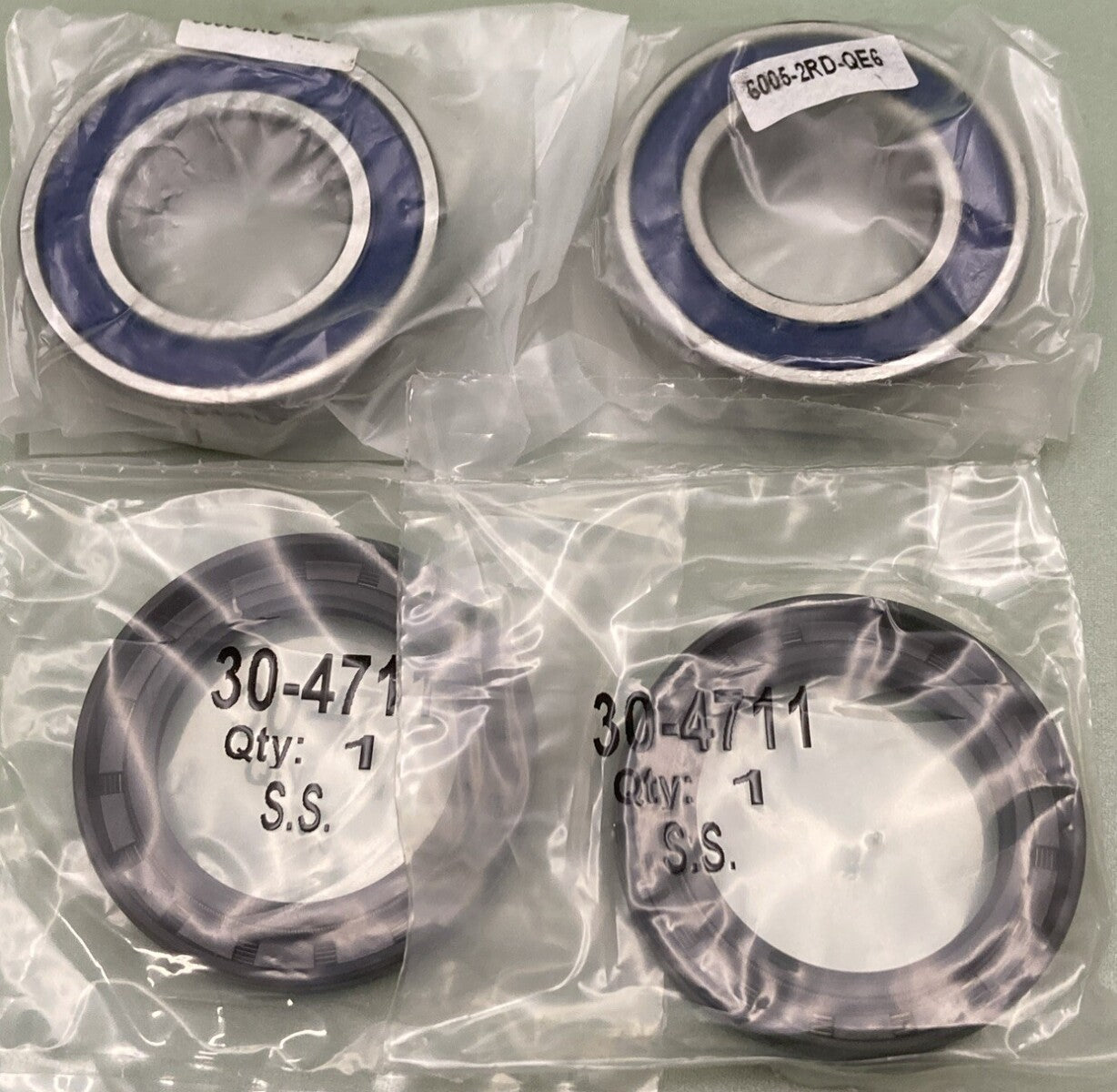NEW GENUINE ALL BALLS RACING 0215-0036 REAR WHEEL BEARING SEAL KIT