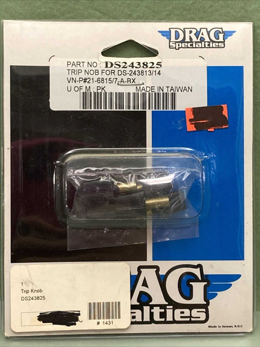 QTY 5 NEW DRAG SPECIALTIES DS243825 TRIP NOB FOR DS-243813/14