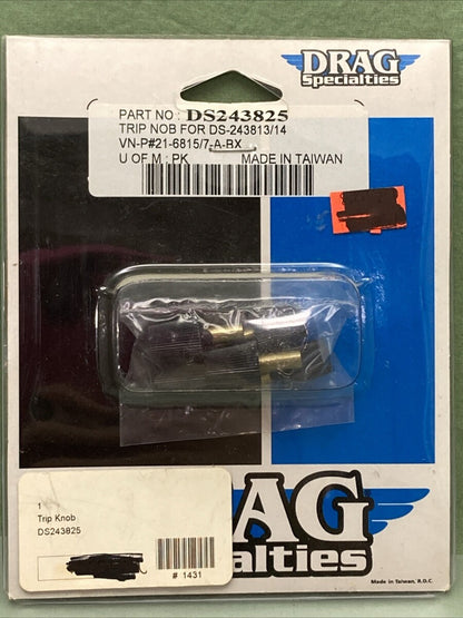 QTY 5 NEW DRAG SPECIALTIES DS243825 TRIP NOB FOR DS-243813/14