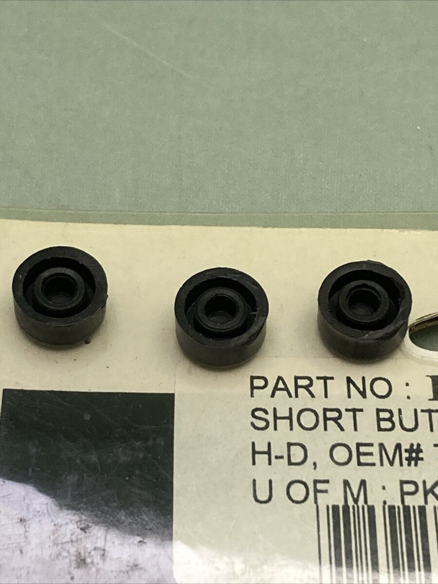 QTY 3 NEW DRAG SPECIALTIES DS272141 SHORT BUTTON CAP FRO 1972-1981 H-D