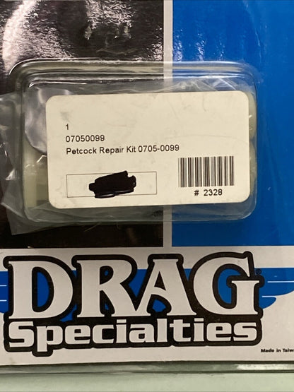 NEW DRAG SPECIALTIES 0705-0099 PETCOCK REPAIR KIT