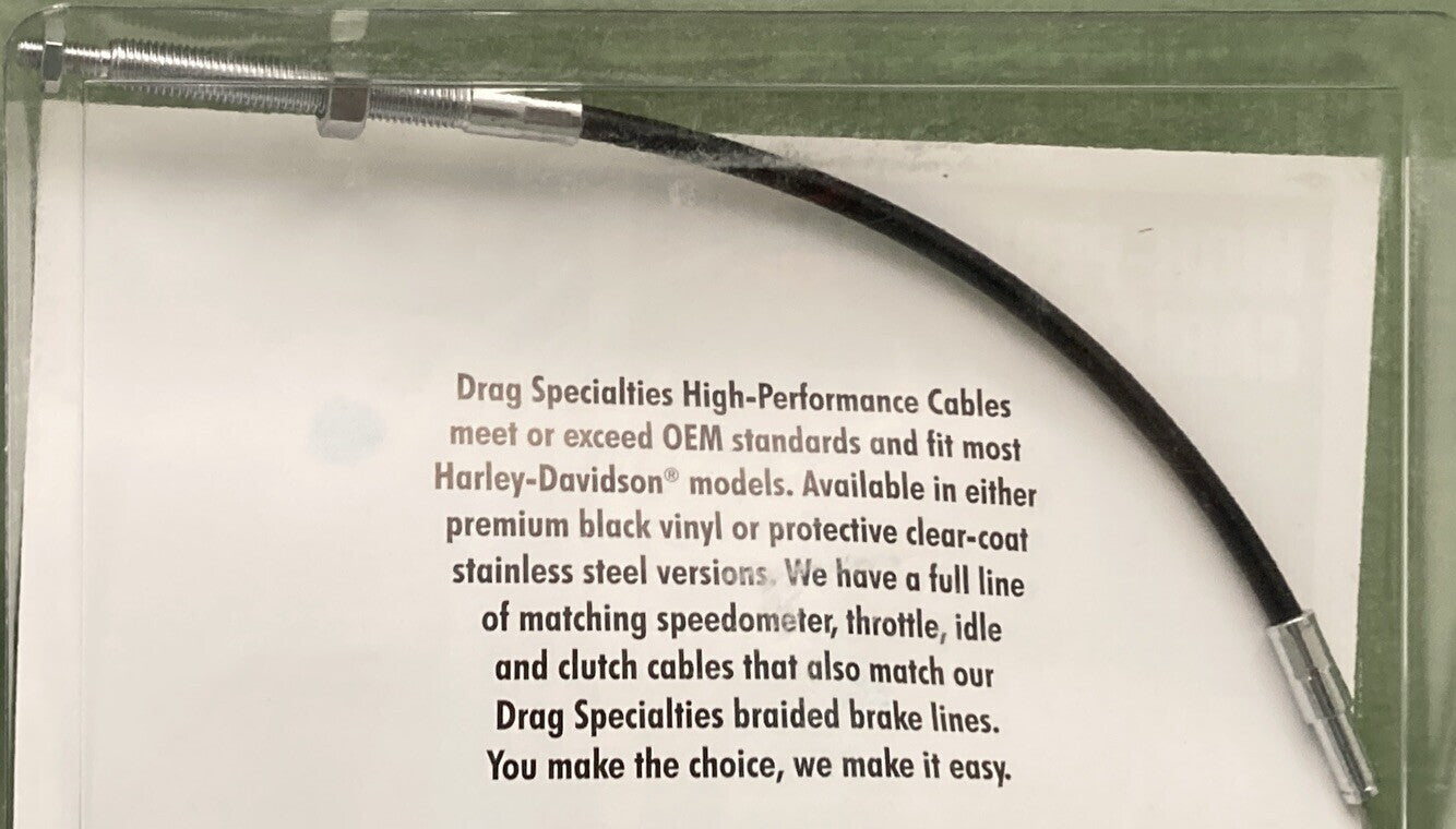 NEW GENUINE DRAG SPECIALTIES 0654-0028 CHOKE CABLE 9.2"