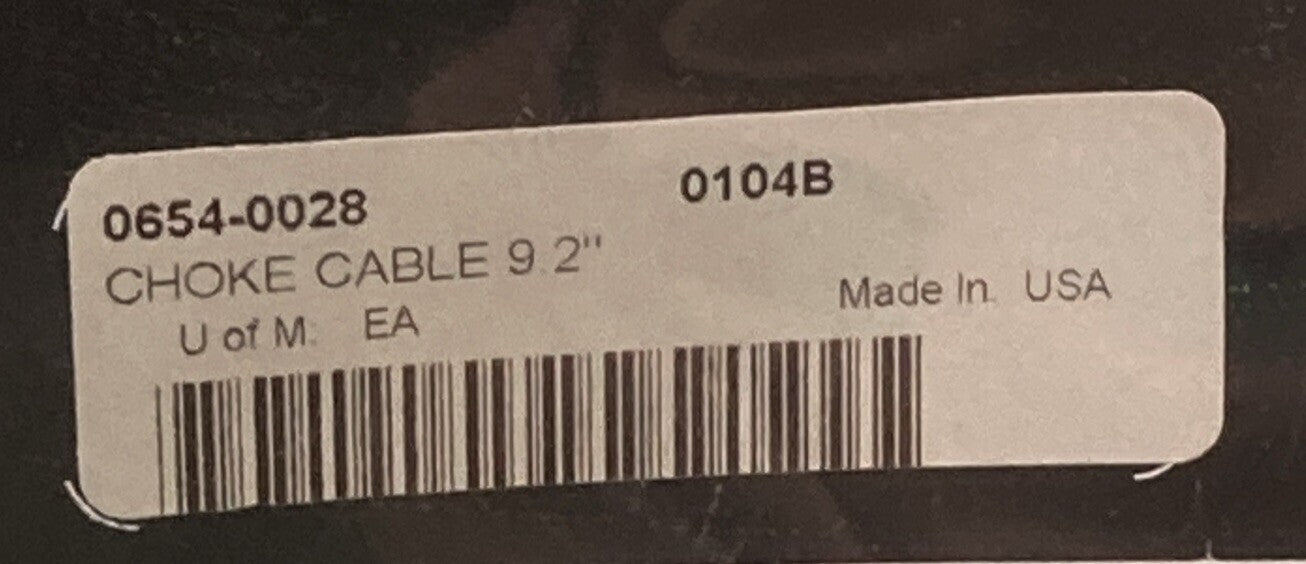 NEW GENUINE DRAG SPECIALTIES 0654-0028 CHOKE CABLE 9.2"