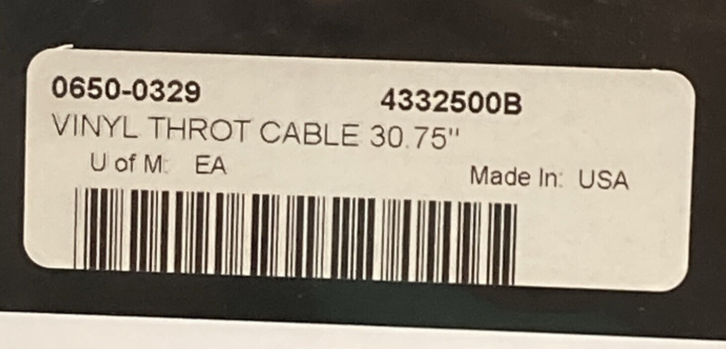 NEW GENUINE DRAG SPECIALTIES 0650-0329 VINYL THROTTLE CABLE 30.75"
