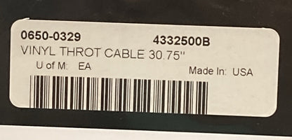 NEW GENUINE DRAG SPECIALTIES 0650-0329 VINYL THROTTLE CABLE 30.75"