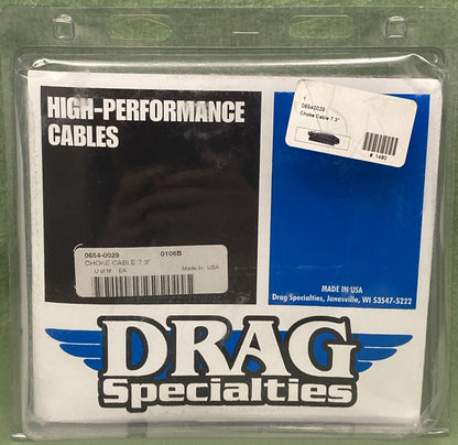 NEW GENUINE DRAG SPECIALTIES 0654-0029 CHOKE CABLE 7.3"