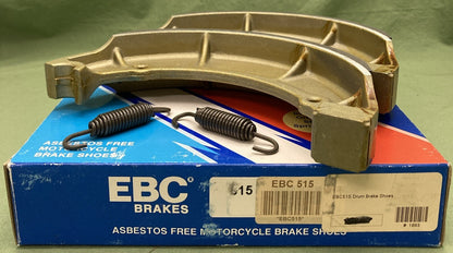 NEW GENUINE EBC BRAKES EBC515 BRAKE SHOES WITH SPRINGS SET REAR