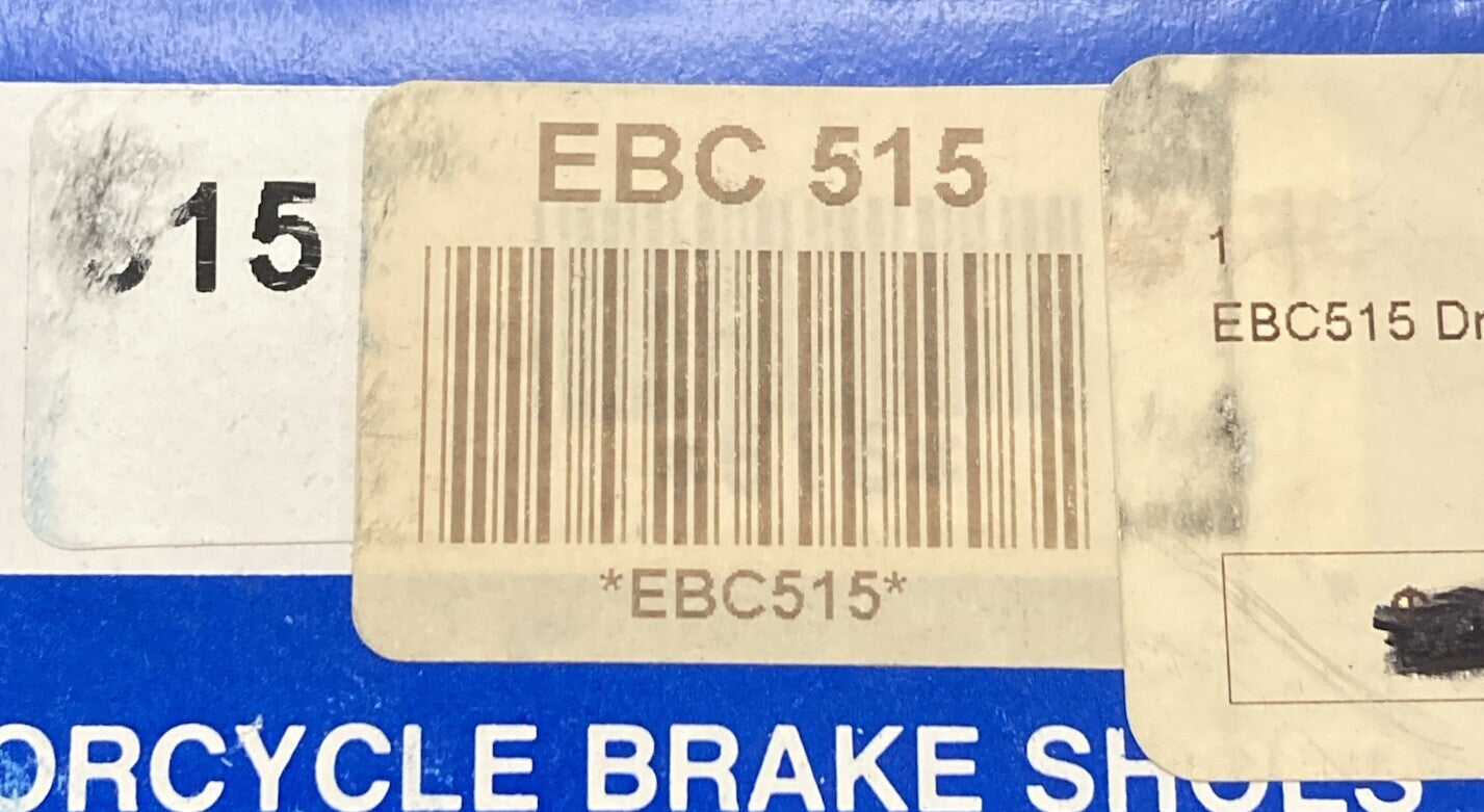 NEW GENUINE EBC BRAKES EBC515 BRAKE SHOES WITH SPRINGS SET REAR