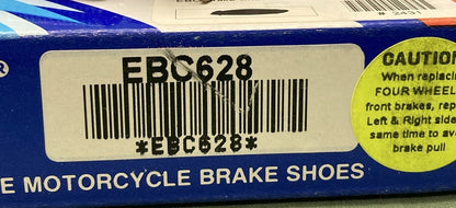 NEW GENUINE EBC BRAKES EBC628 BRAKE SHOES WITH SPRINGS SET FRONT