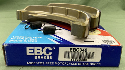 NEW GENUINE EBC BRAKES EBC340 BRAKE SHOES WITH SPRINGS SET REAR
