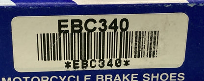 NEW GENUINE EBC BRAKES EBC340 BRAKE SHOES WITH SPRINGS SET REAR