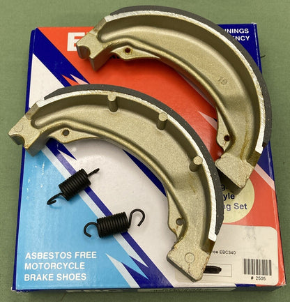 NEW GENUINE EBC BRAKES EBC340 BRAKE SHOES WITH SPRINGS SET REAR