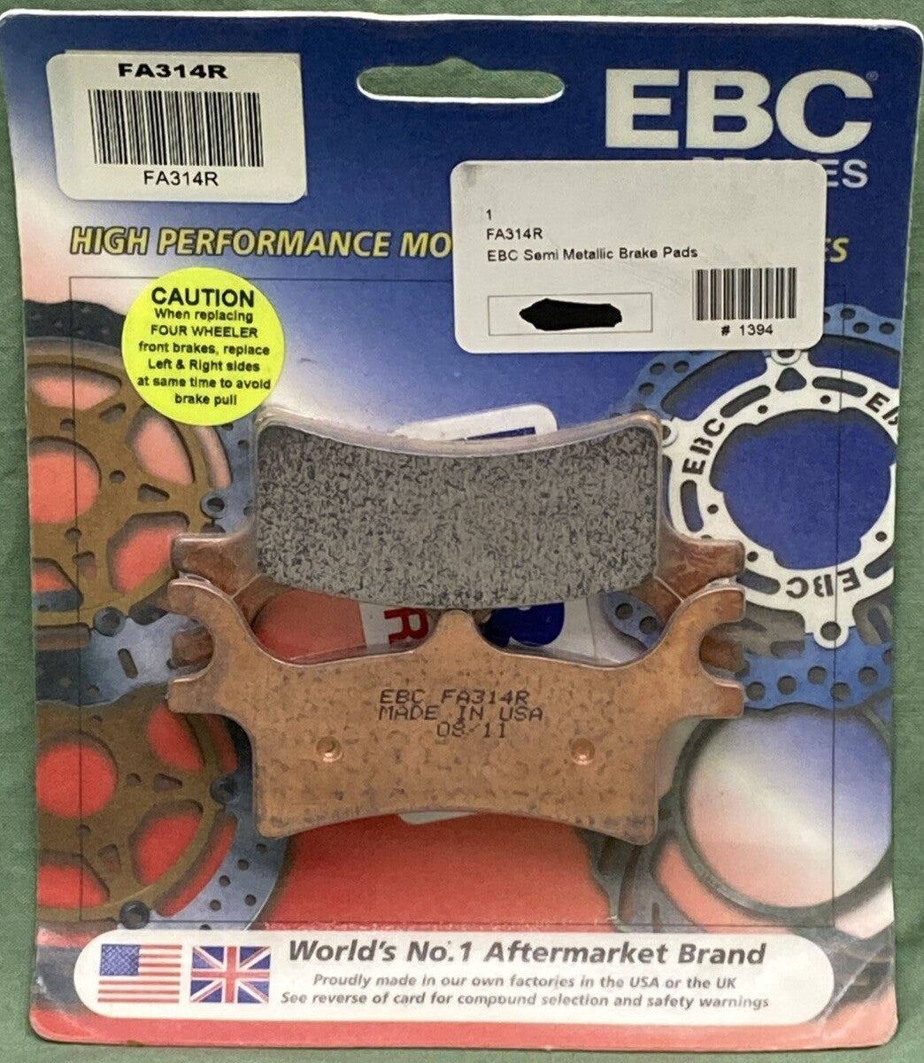 NEW GENUINE EBC BRAKES FA314R SEMI METALLIC BRAKE PADS REAR