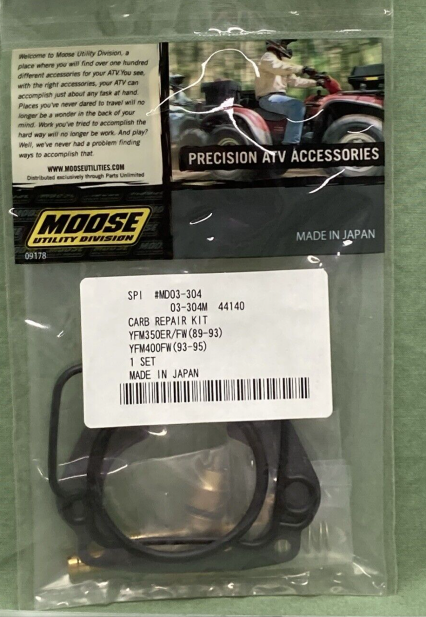 NEW MOOSE UTILITY DIVISION MD03-304 CARB REPAIR KIT 03-304M