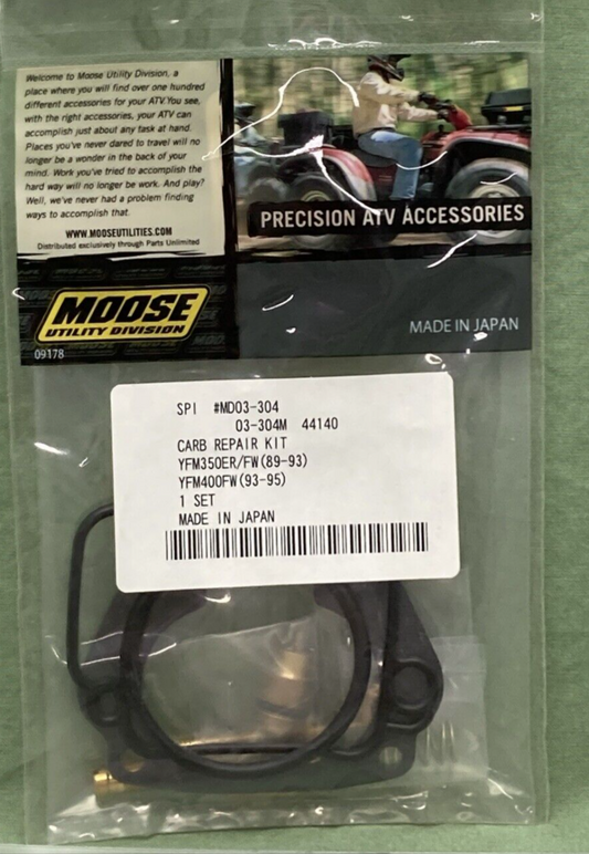 NEW MOOSE UTILITY DIVISION MD03-304 CARB REPAIR KIT 03-304M