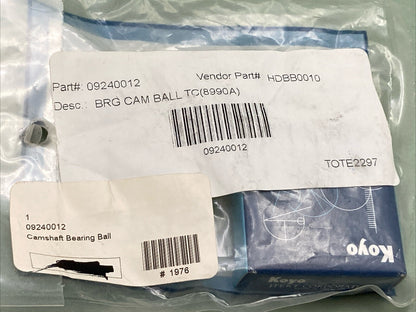 NEW SONNAX HDBB0010 BEARING, BALL, CAMSHAFT