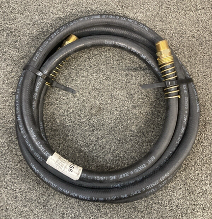 NEW TRAMEC SLOAN 460156 Hose Assembly 3/8"x156" 1/2" Fixedx1/2" Fixed Black Spgs