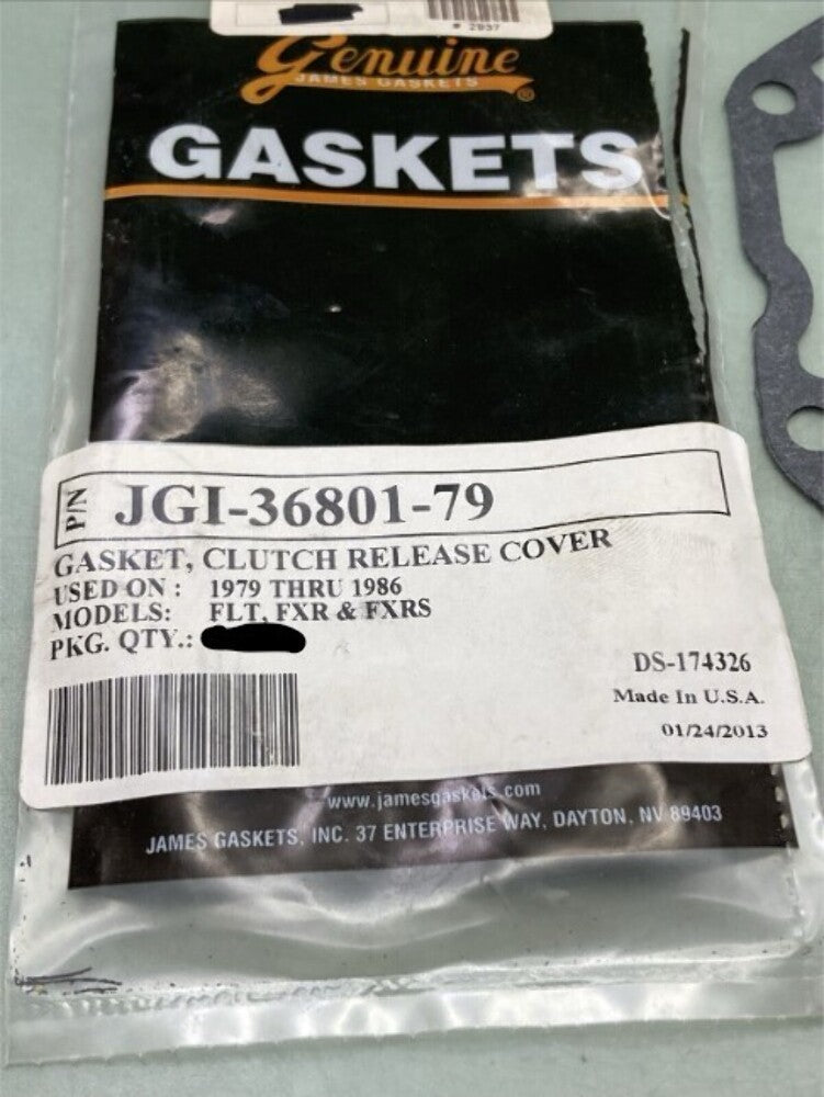 QTY 9 NEW GENUINE JAMES GASKET JGI-36801-79 GASKET, CLUTCH RELEASE COVER