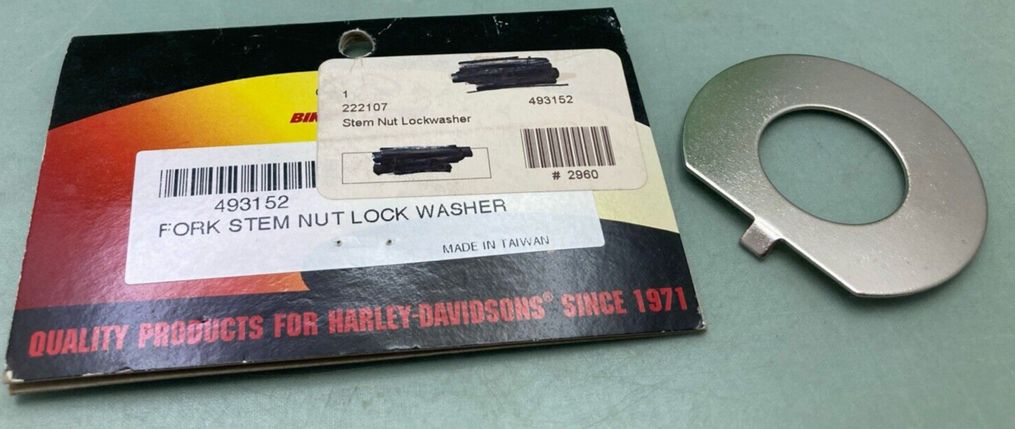 NEW BIKER'S CHOICE 493152 FORK STEM NUT LOCK WASHER 222107
