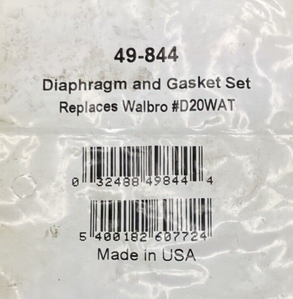 NEW GENUINE OREGON 49-844 CARBURETOR REBUILD DIAPHRAGM GASKET KIT