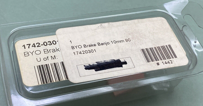 NEW BYO BRAKE 1742-0301 BRAKE BANJO 10MM 90 DEGREES