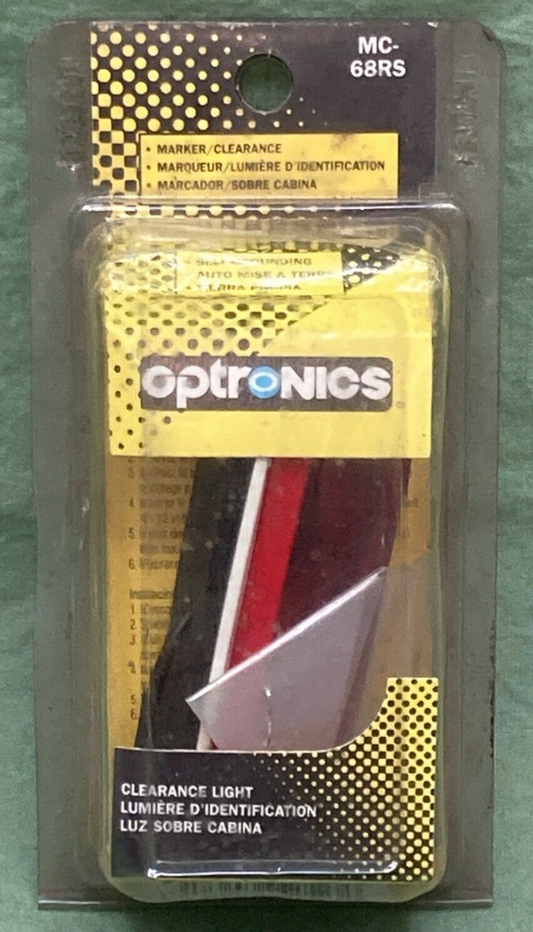 NEW OPTRONICS MC-68RS LED Marker Clearance Light RED LED 4-BULB