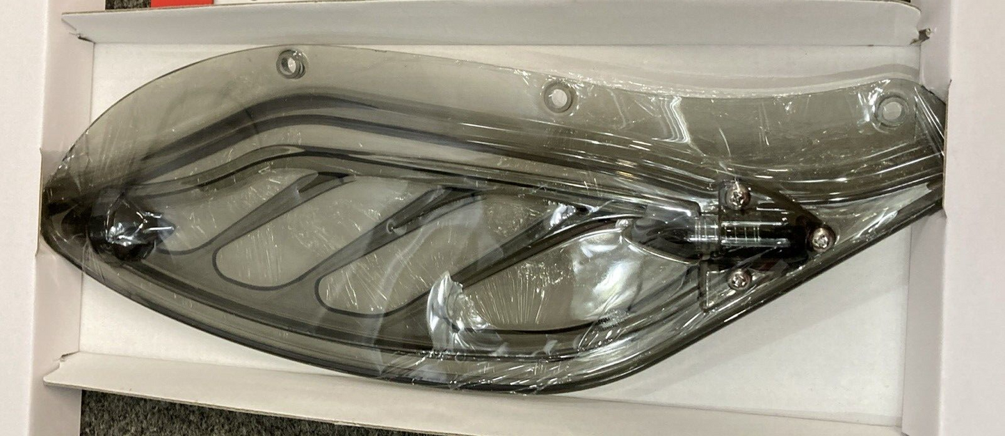 NEW GENUINE KURYAKYN 1108 DARK SMOKE DRAGON WING VARIABLE AIR DEFLECTORS