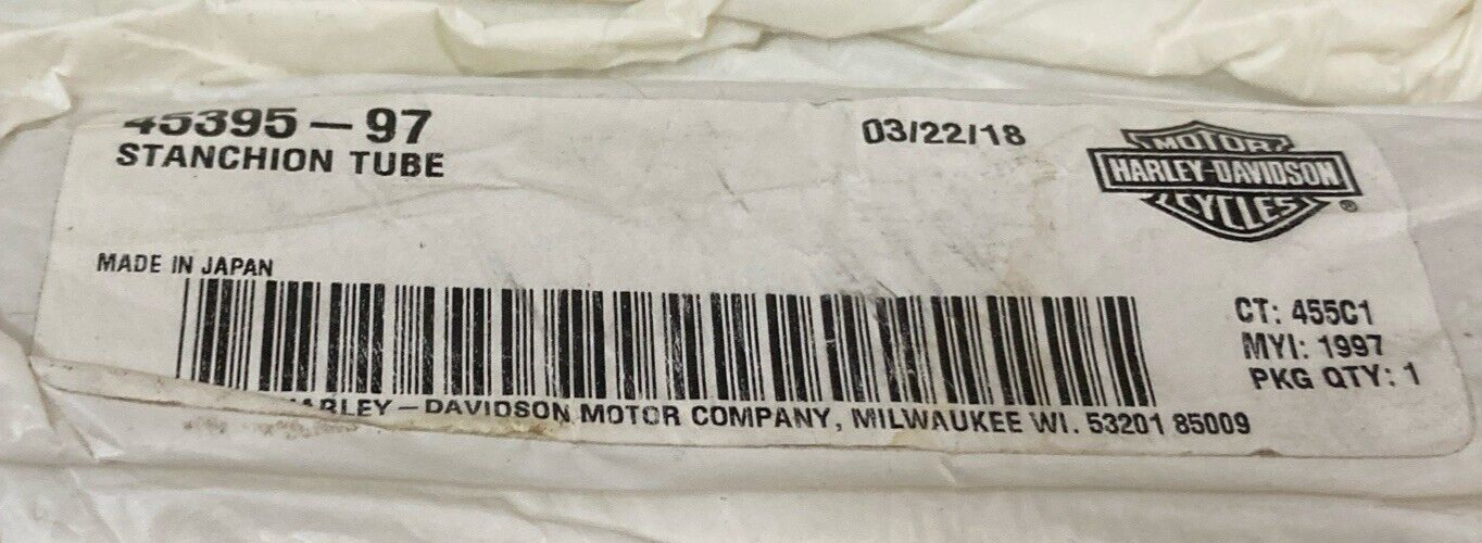 NEW GENUINE HARLEY-DAVIDSON 45395-97 STANCHION TUBE