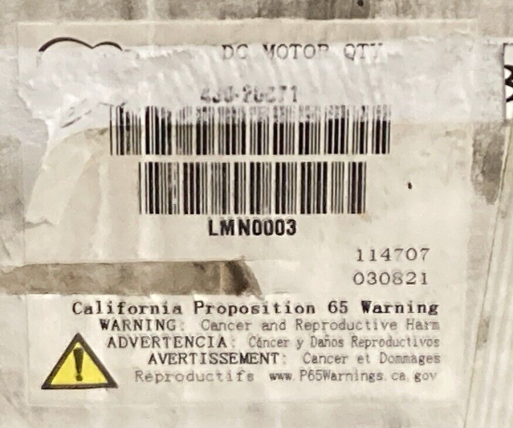 J&N 430-20071 LMN0003 Hydraulics Pump Motor Double Ball Bearing
