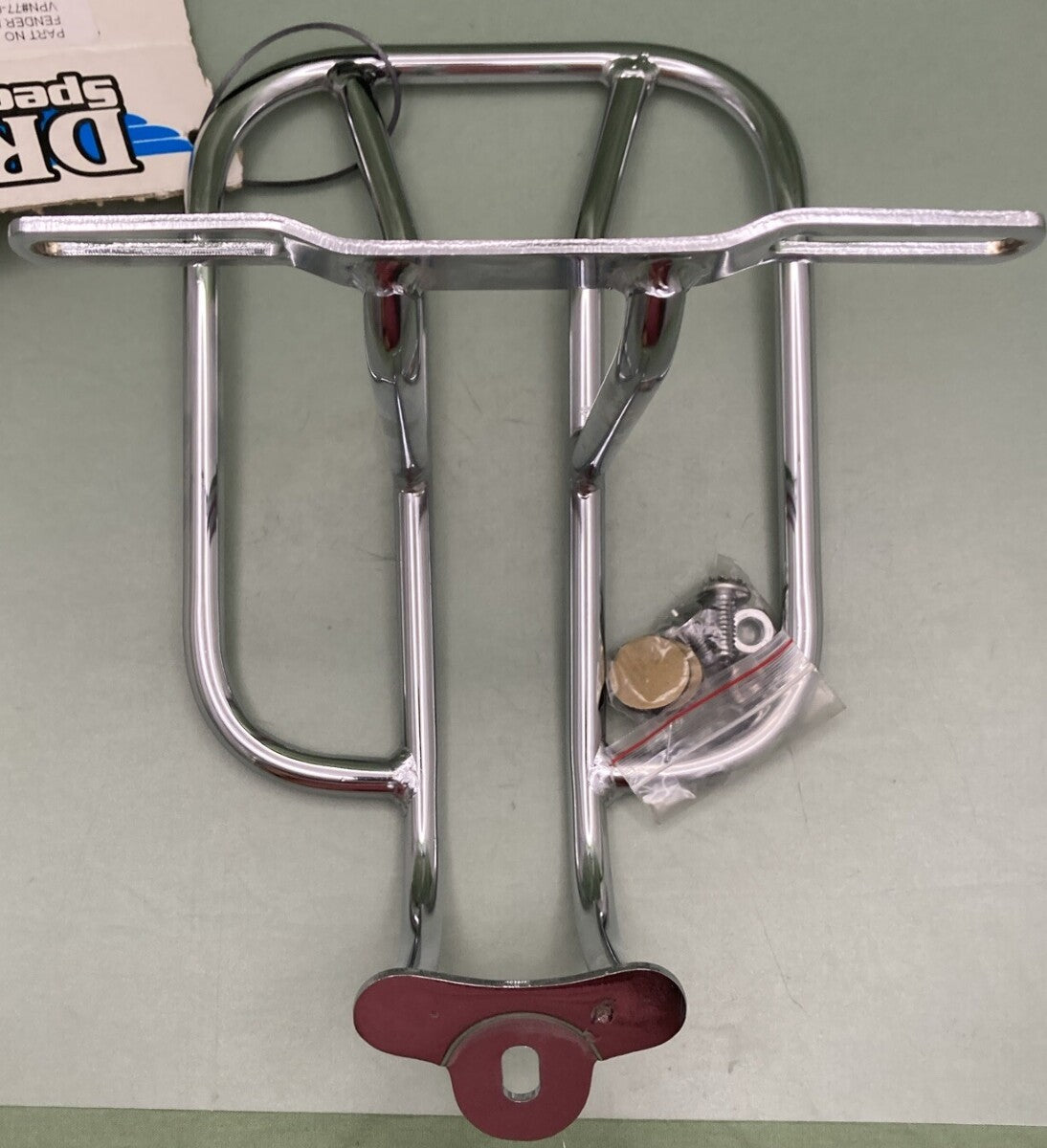 NEW GENUINE DRAG SPECIALTIES DS-720114 FENDER LUGGAGE RACK, XL 94-06