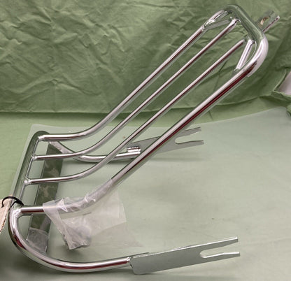 NEW GENUINE DRAG SPECIALTIES DS720012 CHROME FENDER LUGGAGE RACK