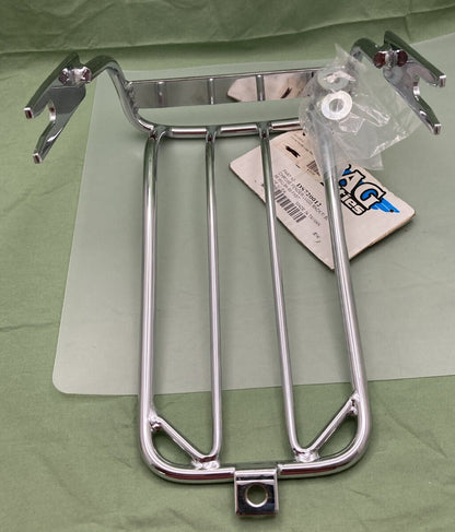 NEW GENUINE DRAG SPECIALTIES DS720012 CHROME FENDER LUGGAGE RACK