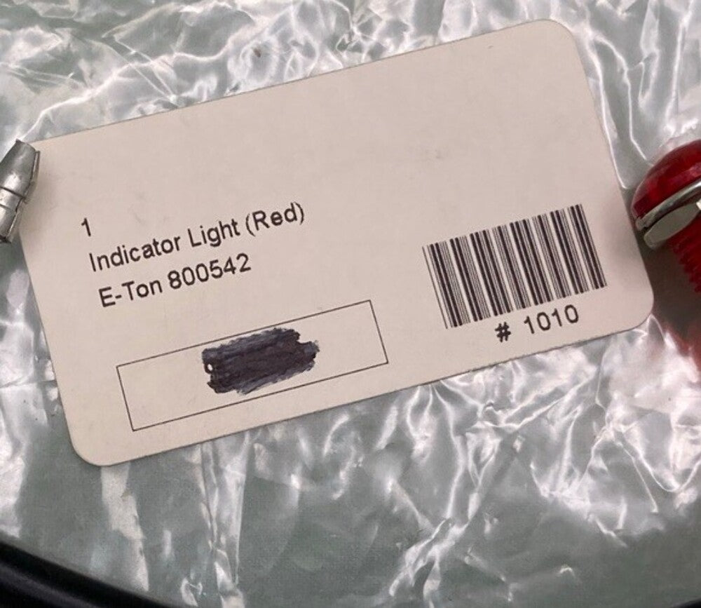 NEW GENUINE E-TON 800542 INDICATOR LIGHT (RED), DC 12V, Viper 90 2-Stroke RXL-90