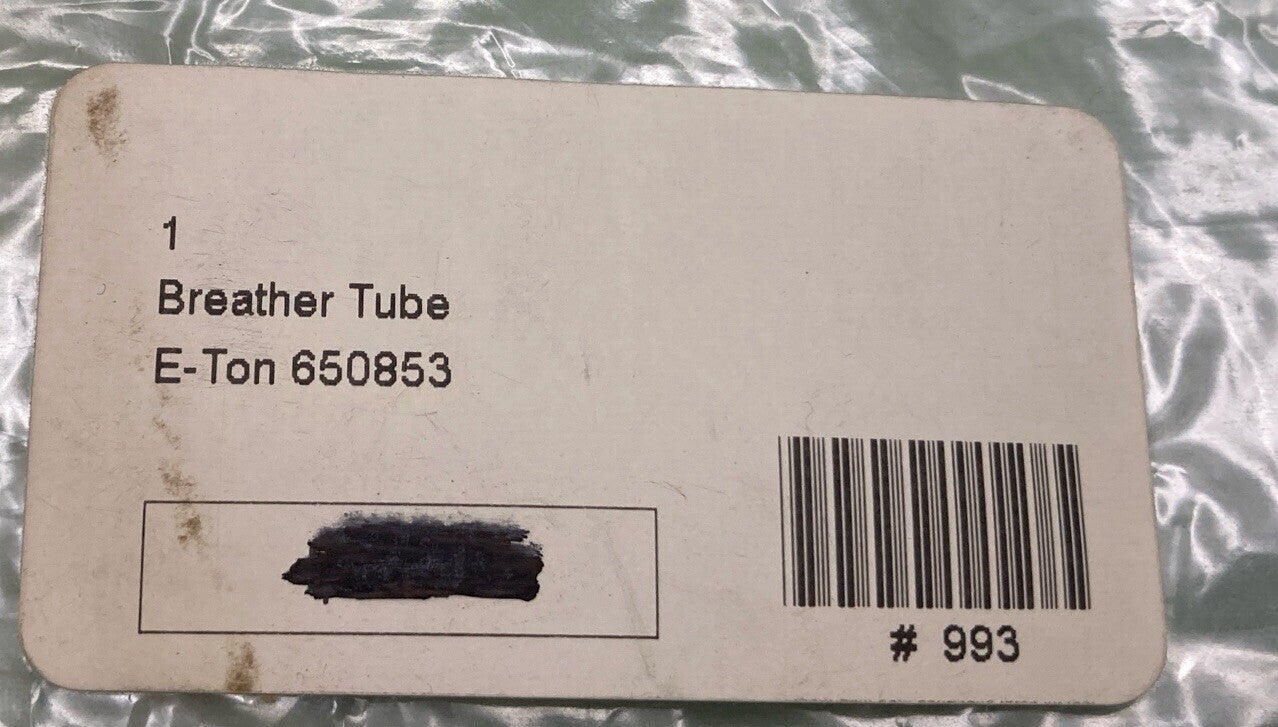NEW GENUINE E-TON 650853 BREATHER TUBE