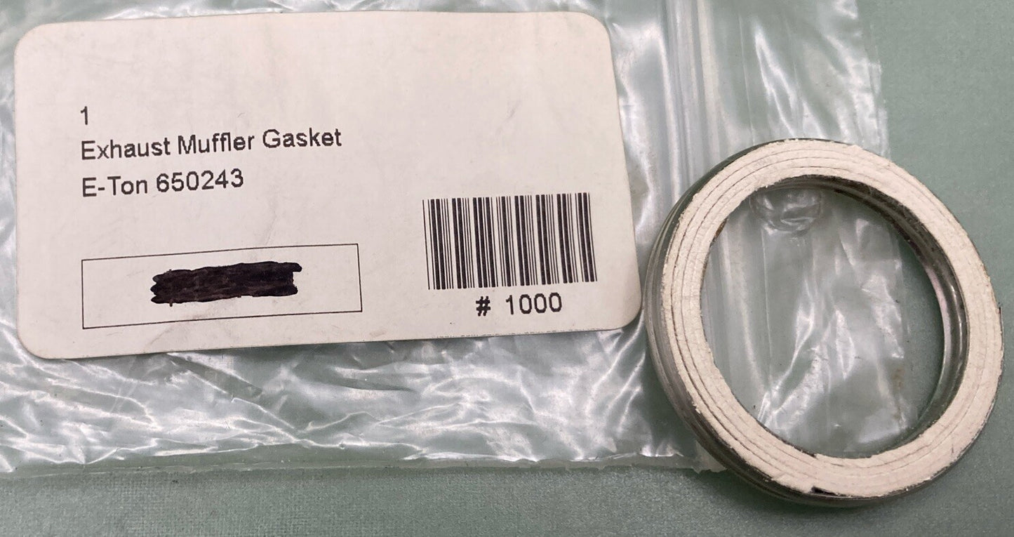 NEW GENUINE E-TON 650243 EXHAUST MUFFLER GASKET