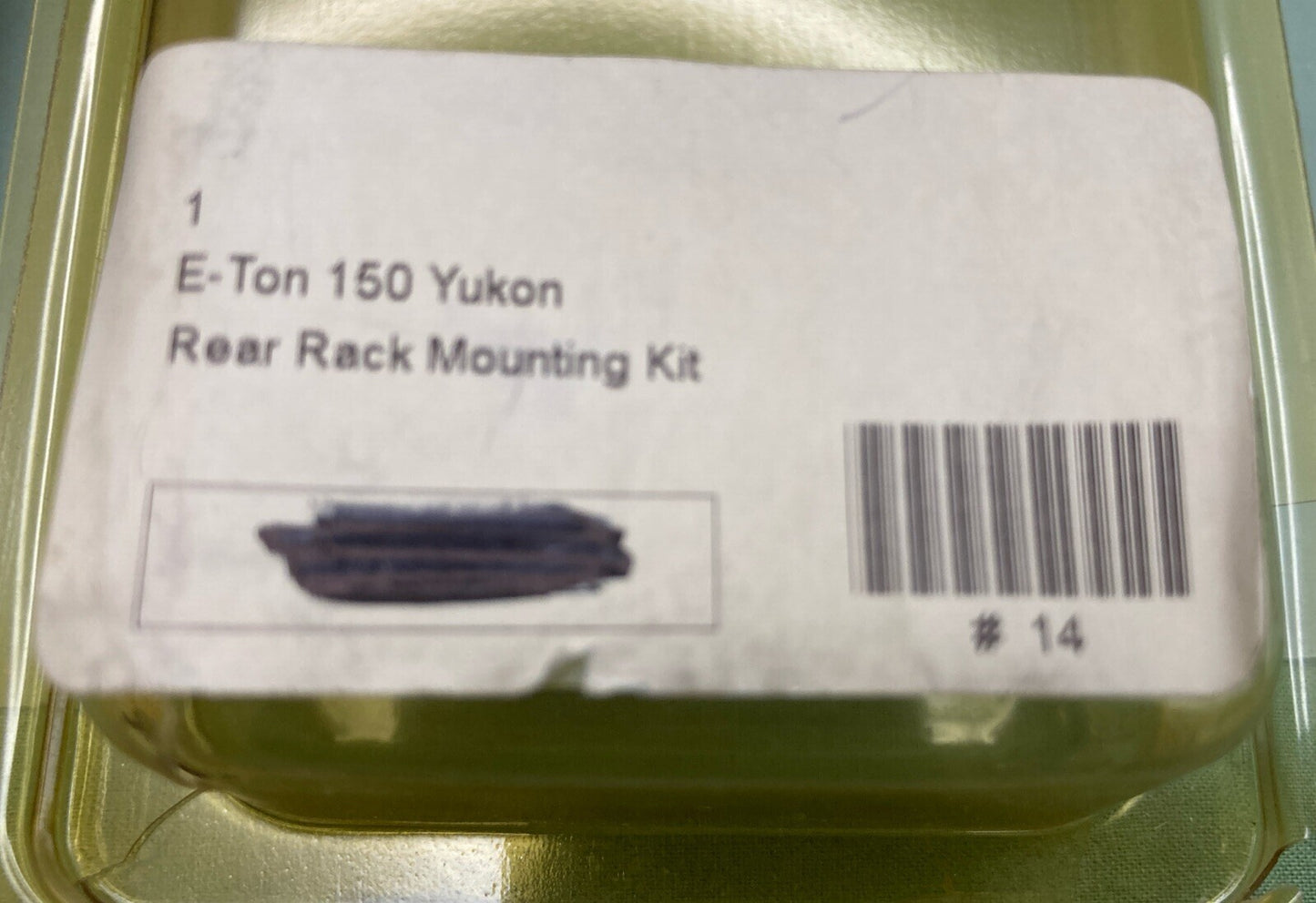 NEW GENUINE E-TON 150 YUKON REAR RACK MOUNTING KIT