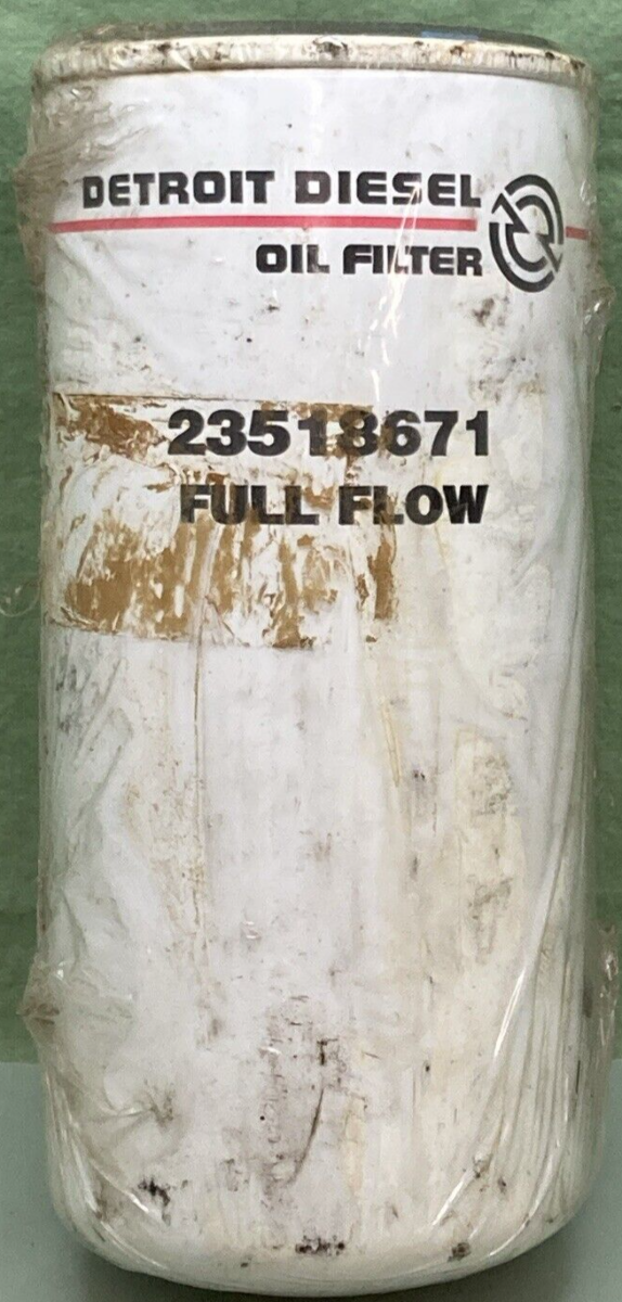 NEW GENUINE DETROIT DIESEL 23518671 LUBE FILTER SPIN-ON FULL FLOW