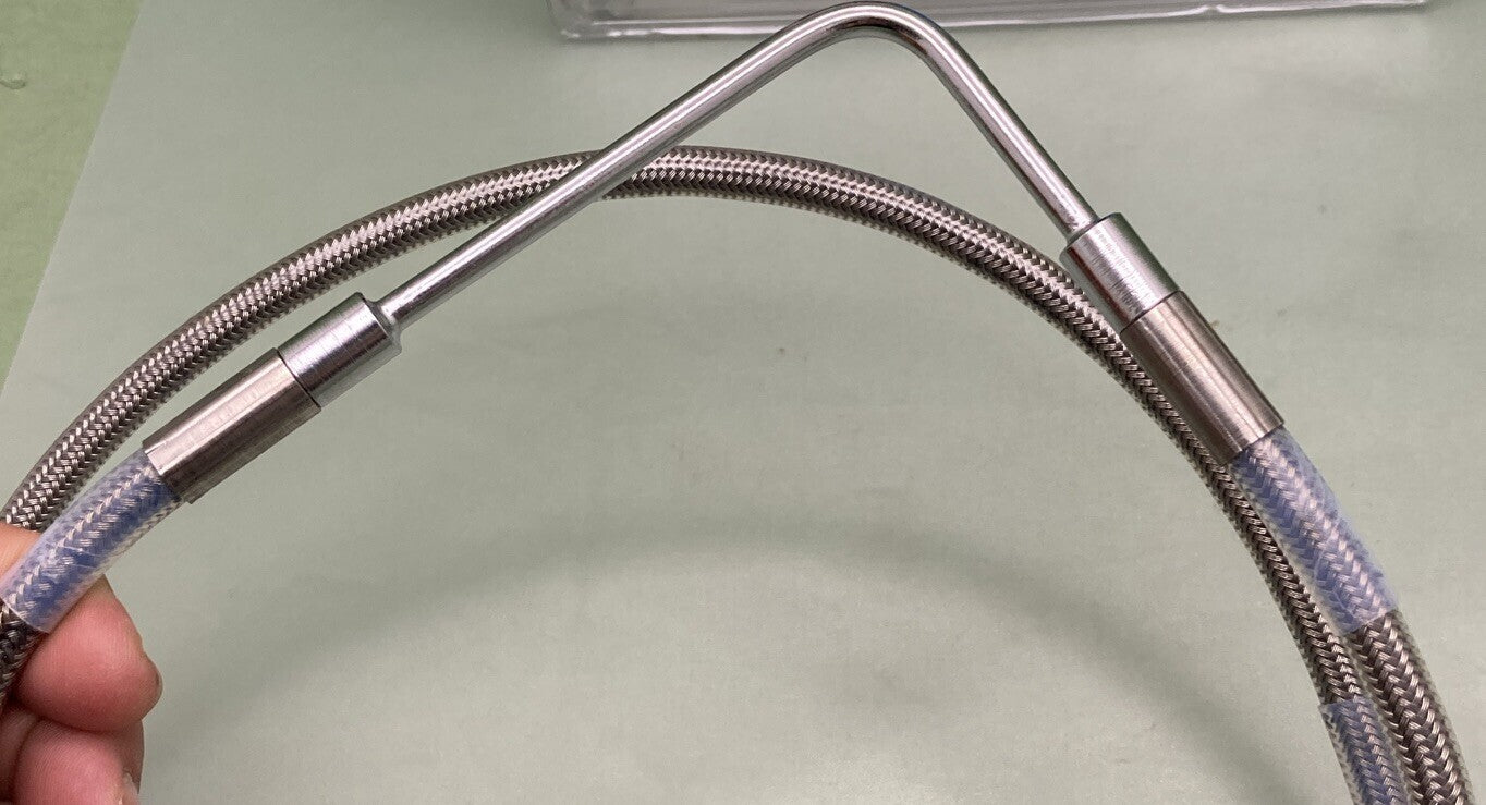 NEW GENUINE DRAG SPECIALTIES 1741-2665 FRONT BRAKELINE WG 06-07